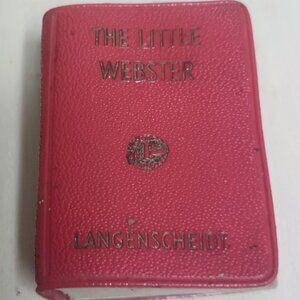 Mini The Little Webster Dictionary Langenscheidt 1957 Book